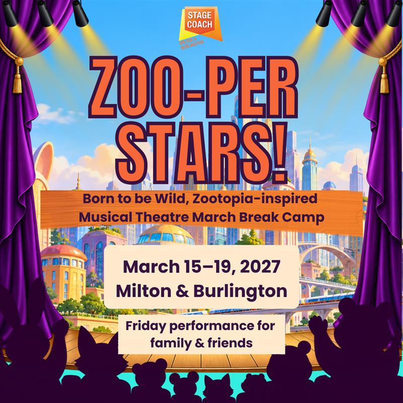 ZOO-per STARS: Born to Be Wild Musical Theater Camp – BURLINGTON image